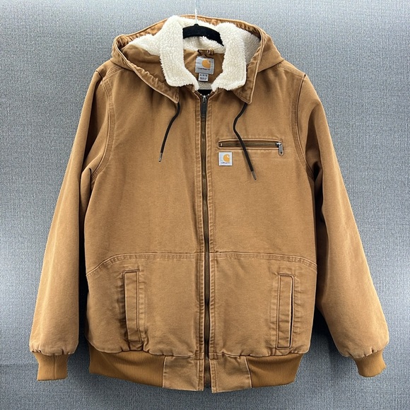 Carhartt Discontinued Sherpa Lined Wildwood Jacket 100815-211 Yellowstone XL - Picture 2 of 15